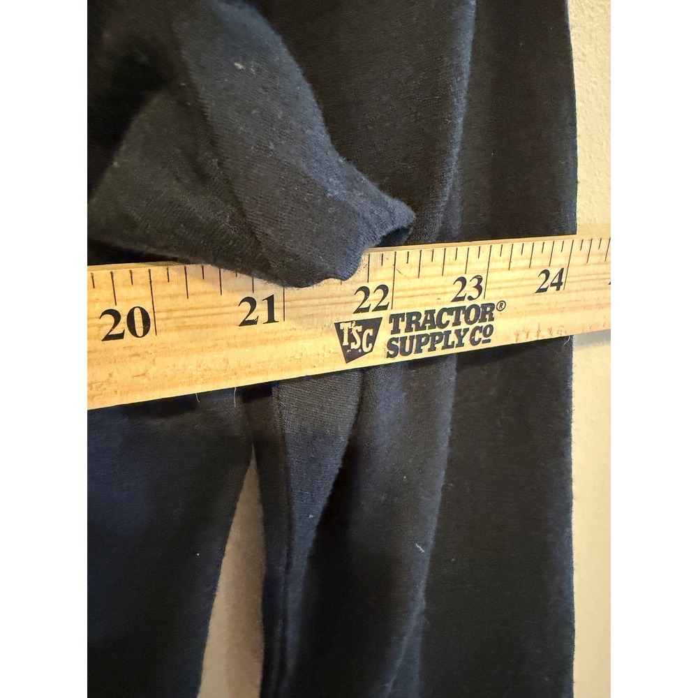 Segments Women XL Black 100% Merino Wool Long Sleeve Crew Neck Tee Shirt - Picture 9 of 9